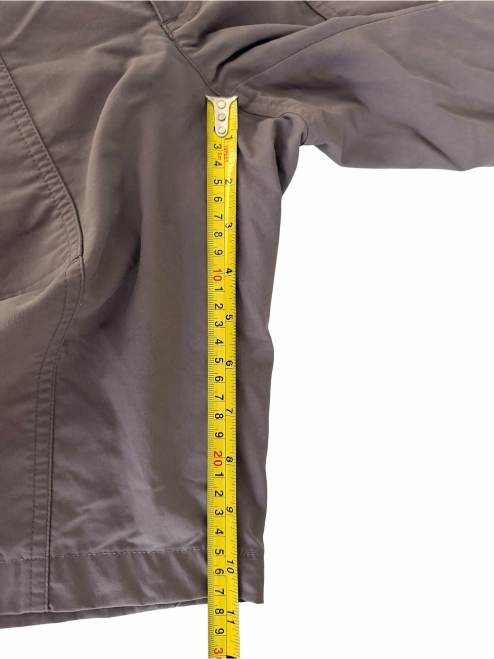 PATAGONIA Taupe/Prune Gray Hiking Shorts Outdoor Lightweight Women’s 8 - Picture 10 of 11
